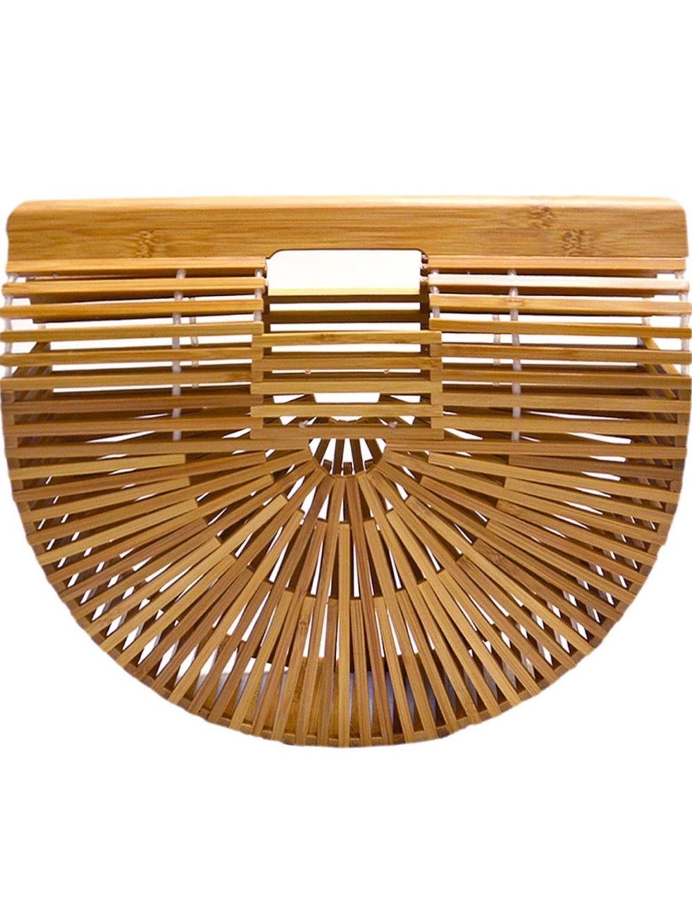 Miuco Womens Bamboo Handbag Handmade Beach Purse